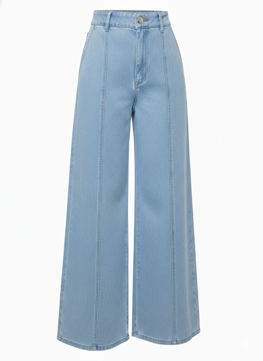 Palazzo Denim Tied