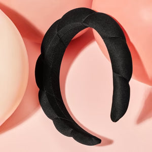 Diadema Puffy Negra