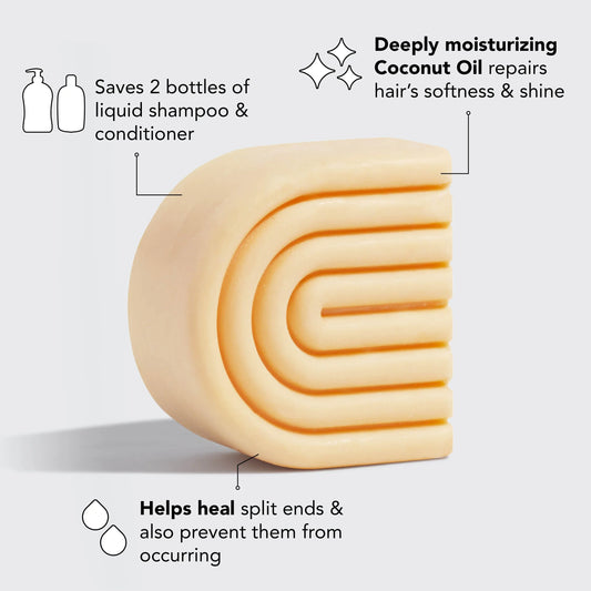 Coconut Oil Conditioner bar for Damage Hair