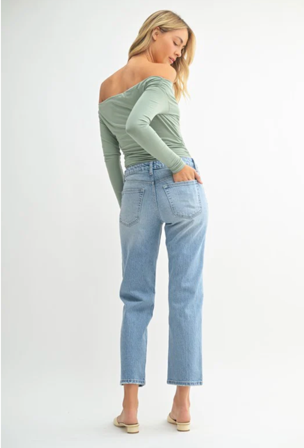 90's Stretch Straight Jeans