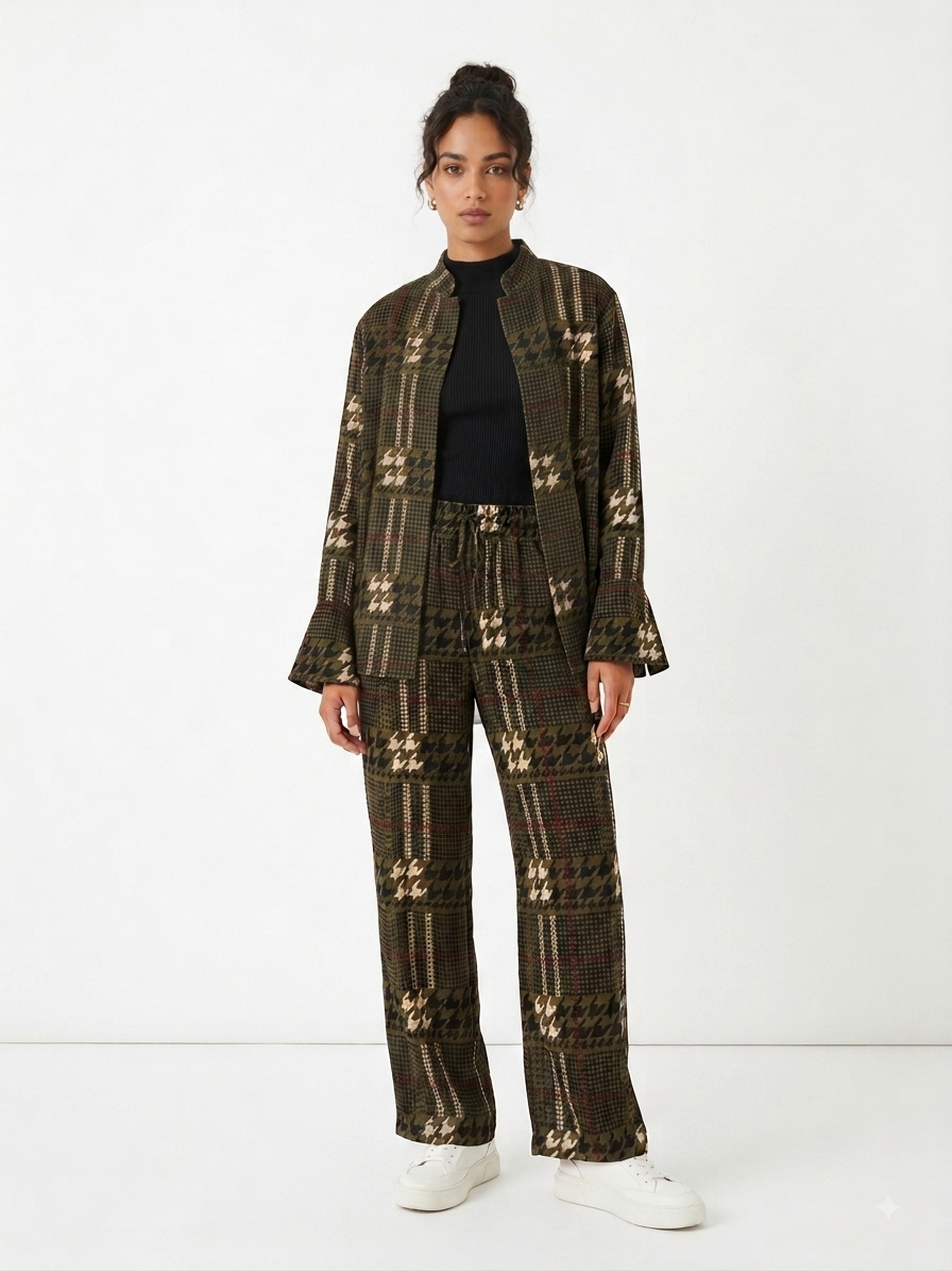 Wearable Houndstooth Pant