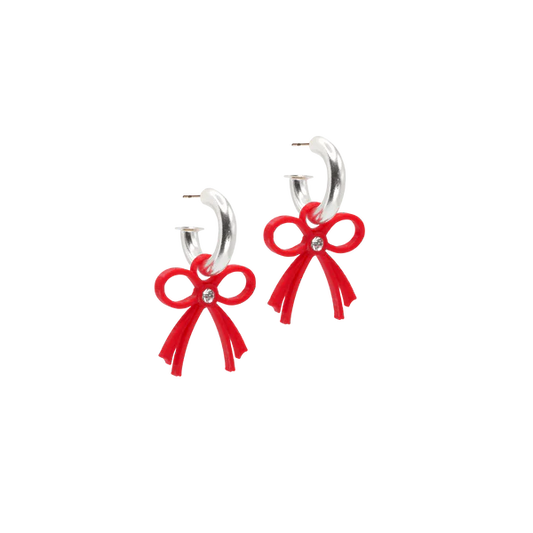 Silver Plated Hoops with exchangeable charms