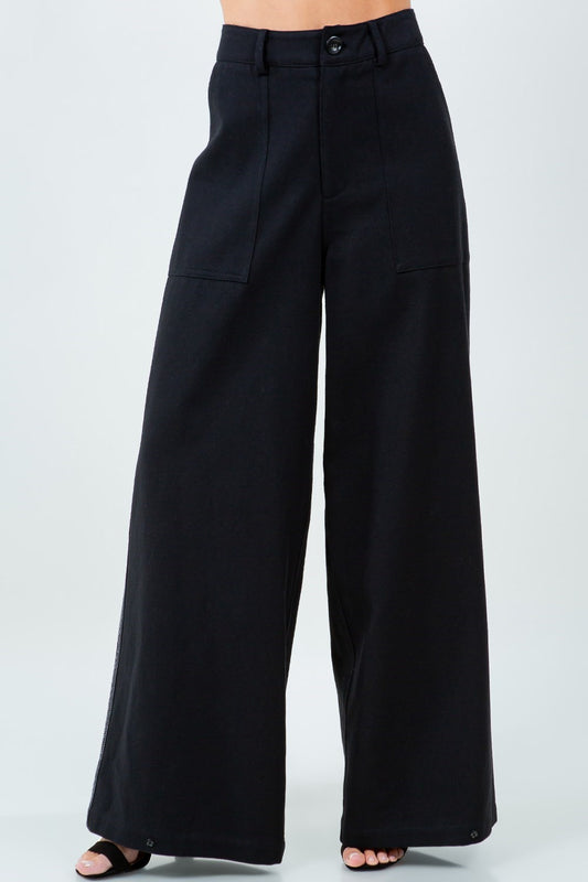 Pantalón de Denim Negro