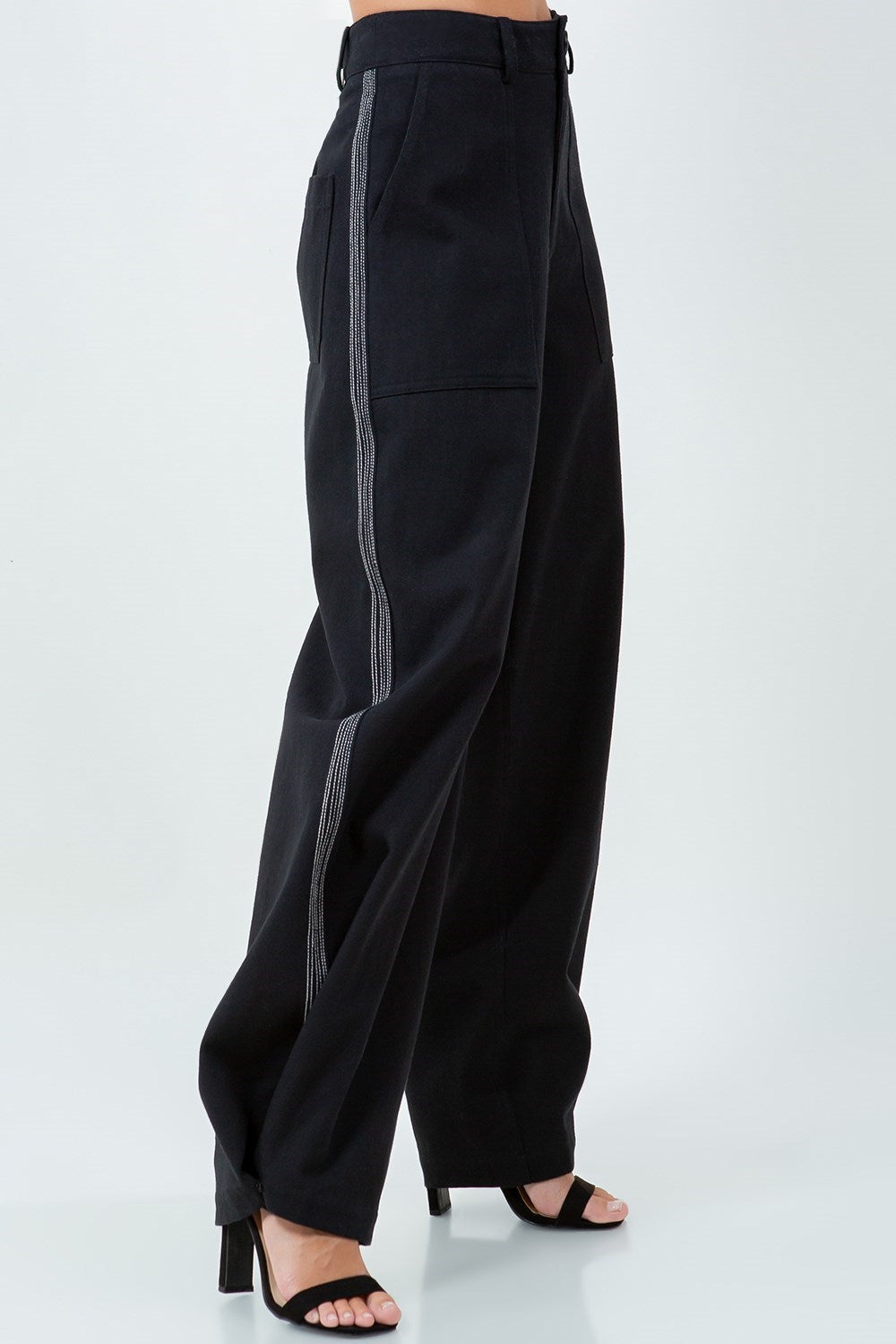 Pantalón de Denim Negro