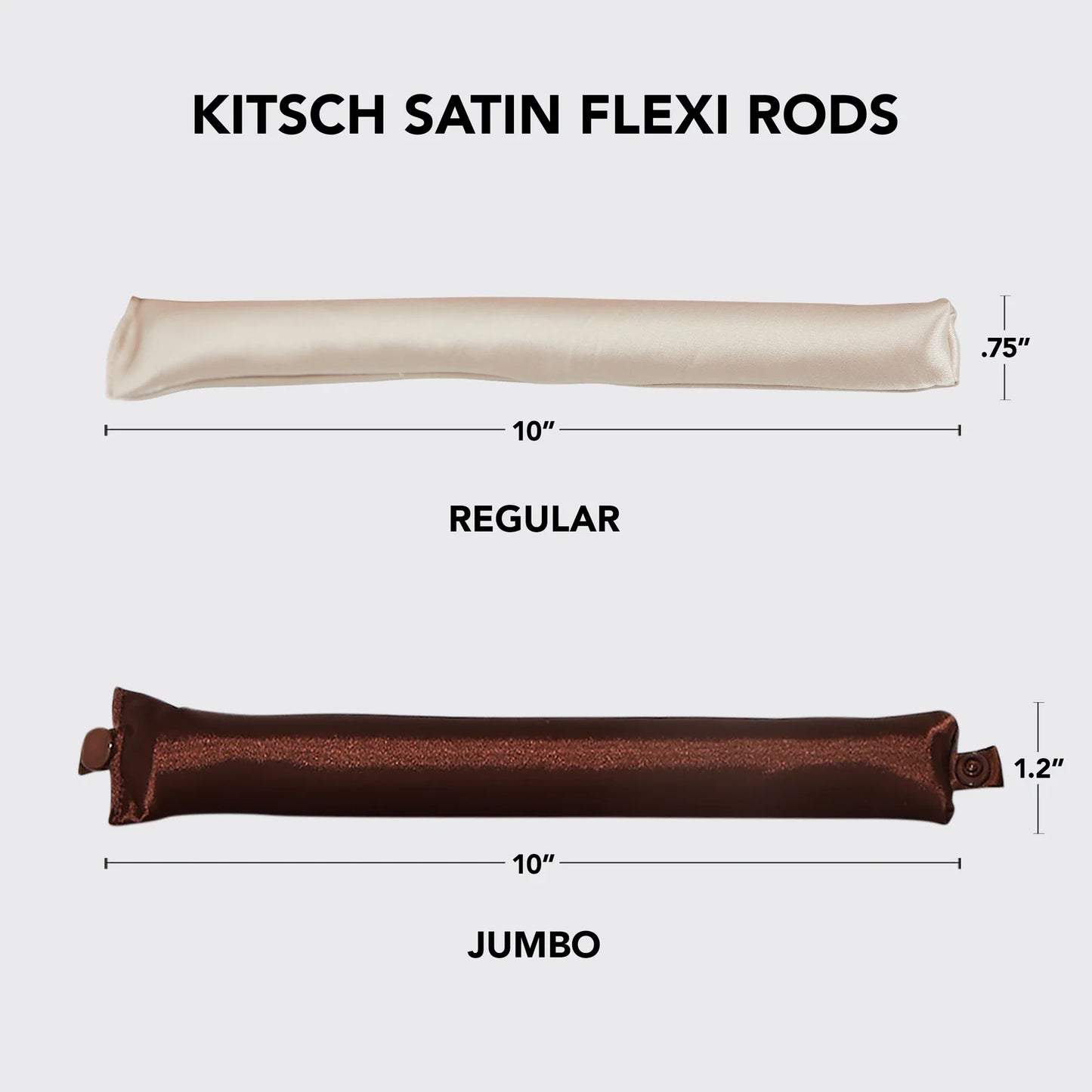 Jumbo Flexi de Satén 4 piezas - Palo de rosa