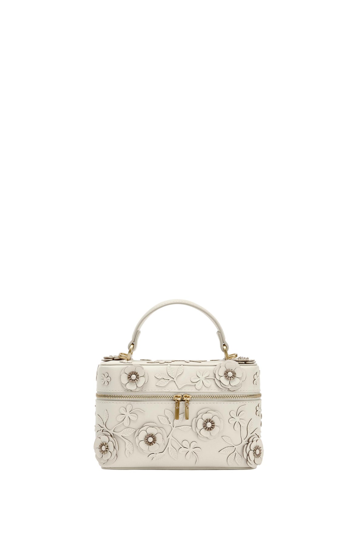 Mini Bolso Vanity Crema