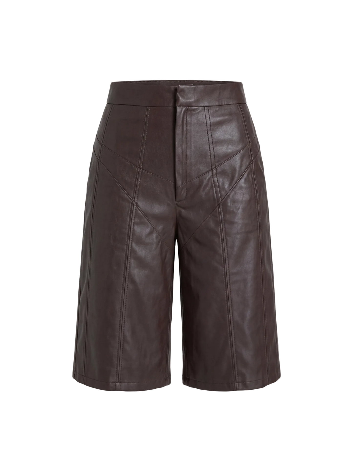 Leather Bermuda Short