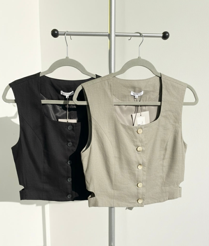 Vest Cropped Crezensia