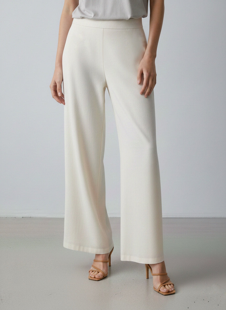 Cream Palazzo Pant