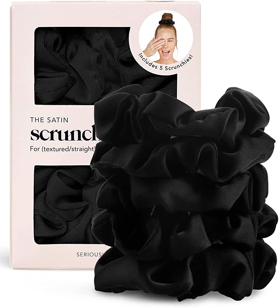 Satin Scrunchies 5pc
