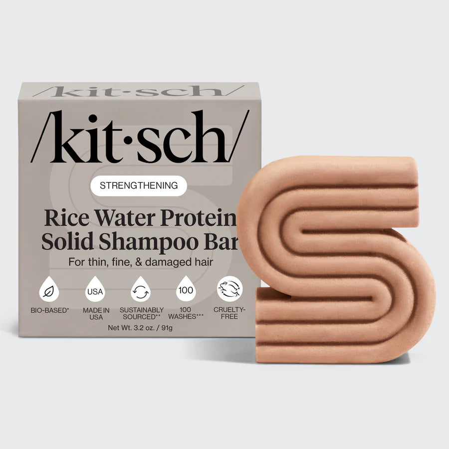 Rice Water Protein Strengthening Solid Shampoo