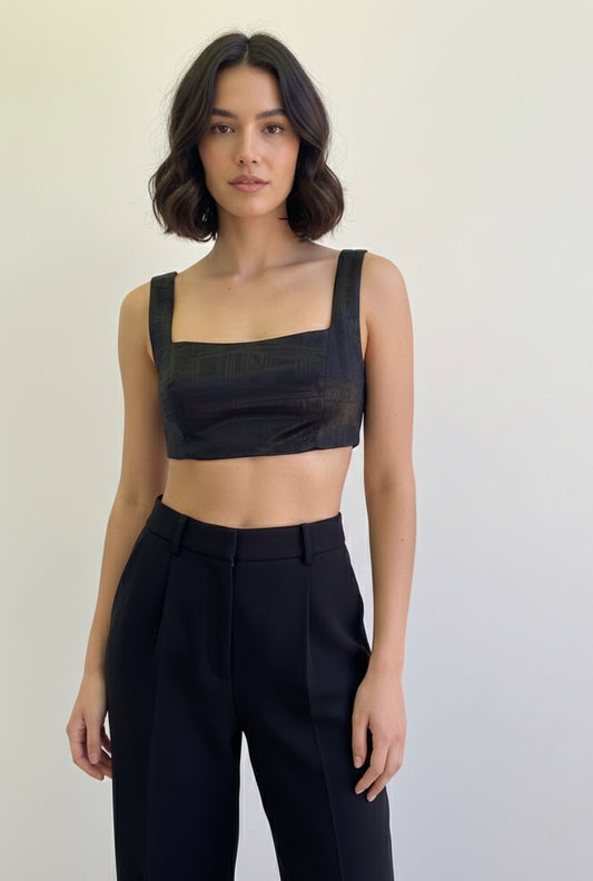 Blacked Crop Top