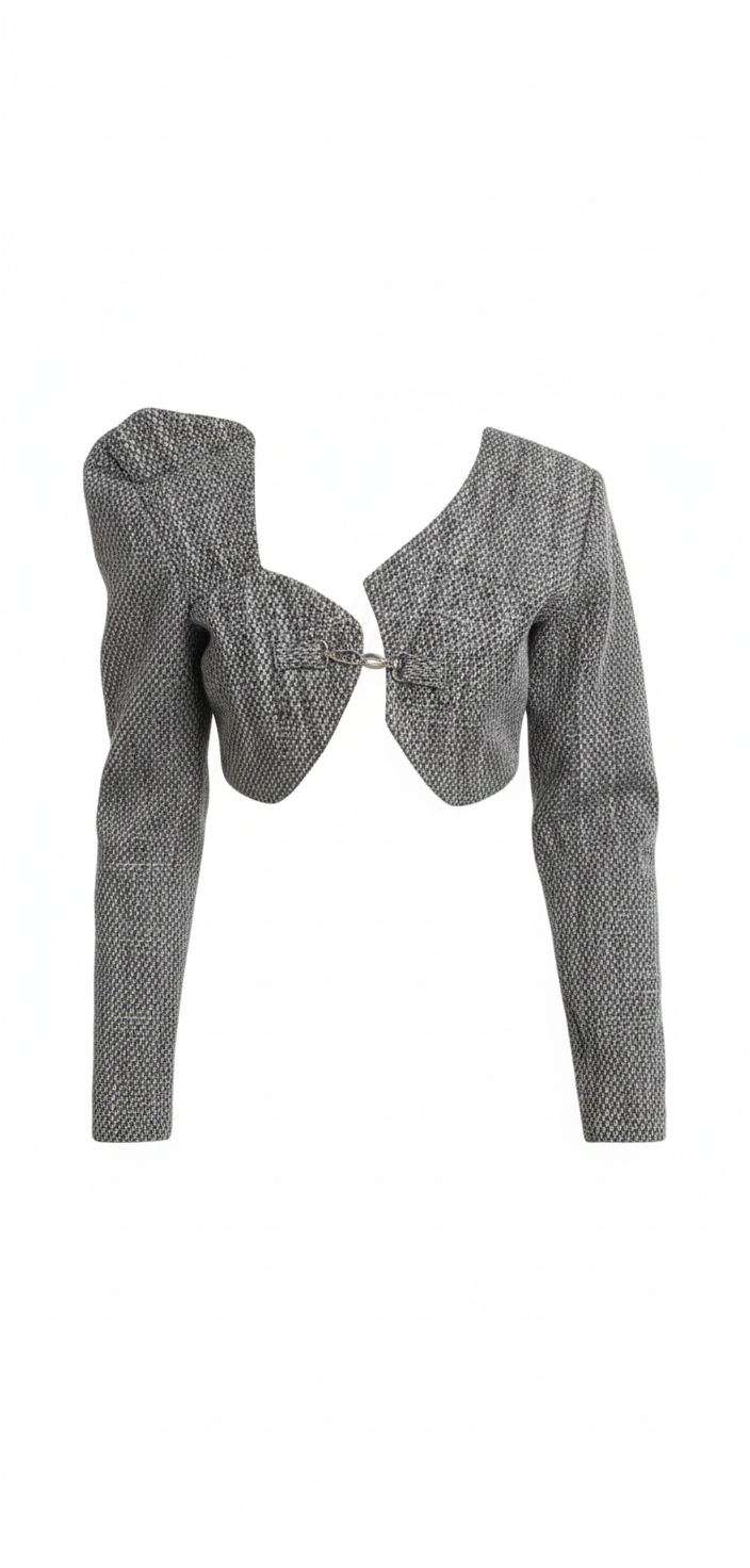 One Shoulder Knit Aroa Top