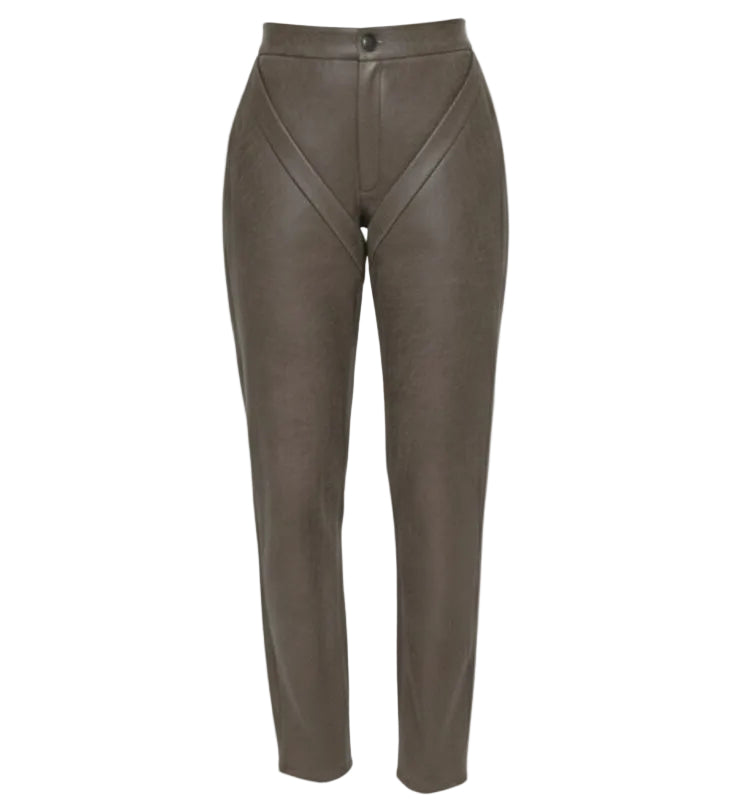 Pantalón de Cuerina Gastada