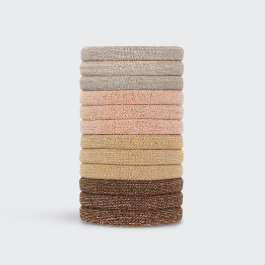 Nylon Reciclado Glitter Colas 12pc - Neutro