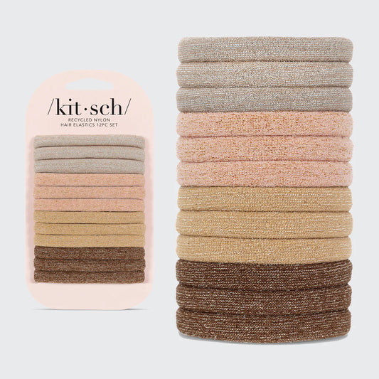Nylon Reciclado Glitter Colas 12pc - Neutro