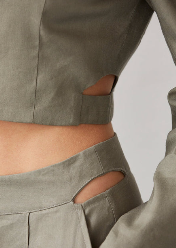 Crezensia Cropped Blazer
