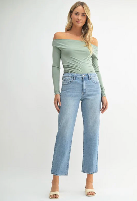 90's Stretch Straight Jeans