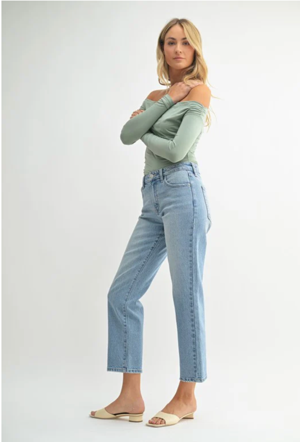 90's Stretch Straight Jeans