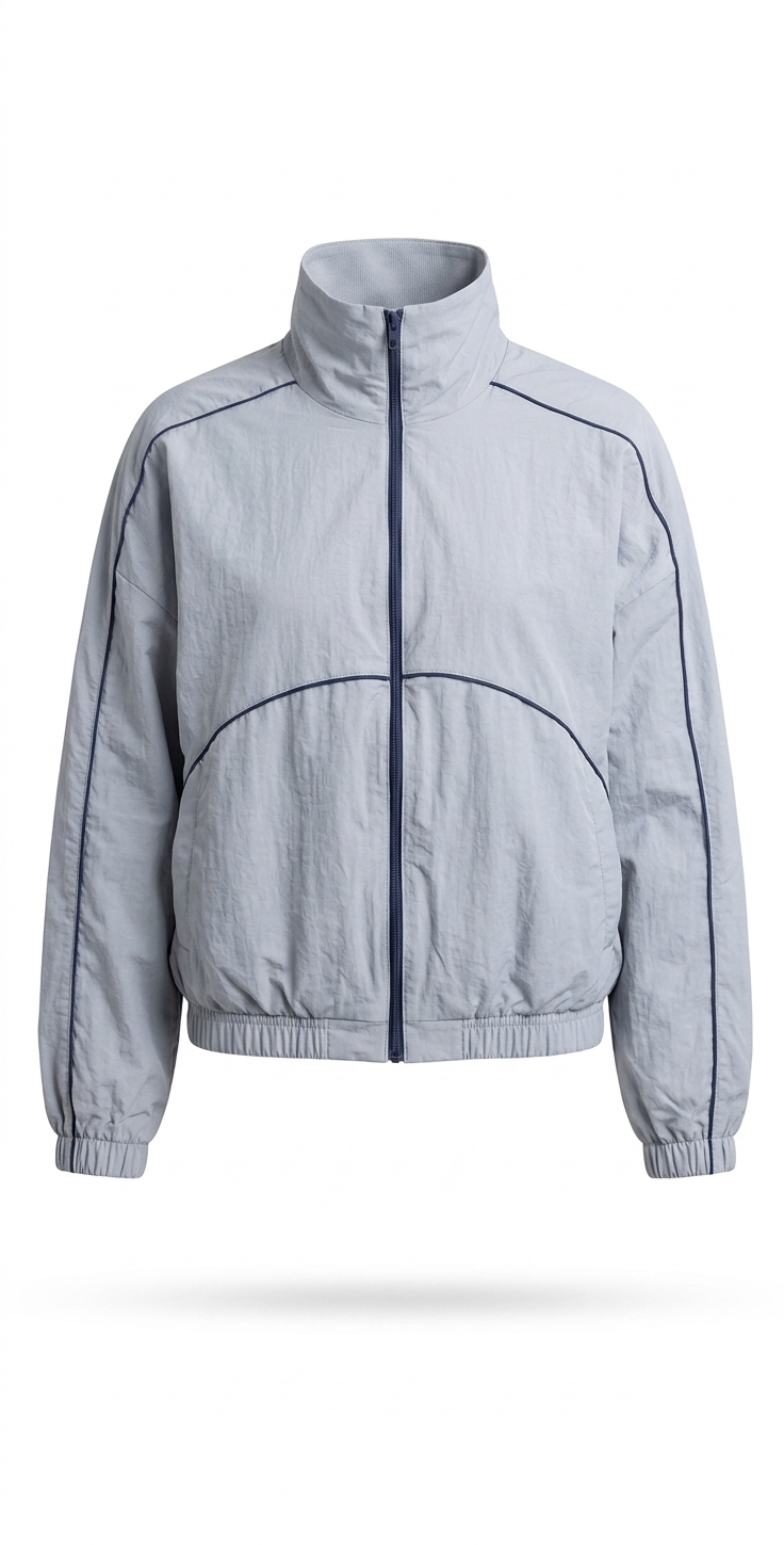 Athleisure Jacket Soft Blue