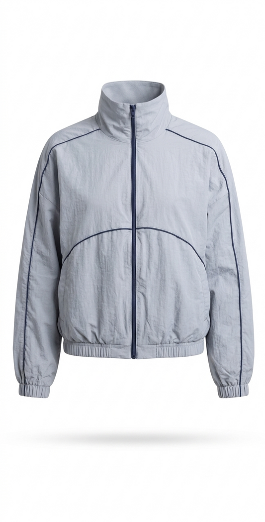 Athleisure Jacket Soft Blue