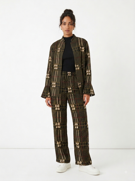 Wearable Houndstooth Pant
