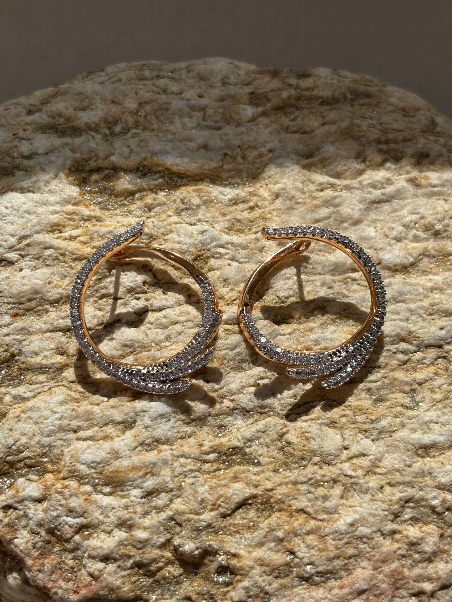 Aretes Circulares Strass