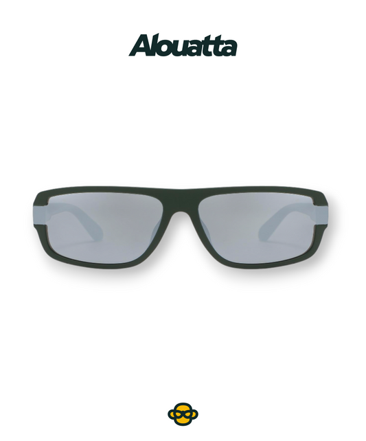 TR Metal Green Sunglasses