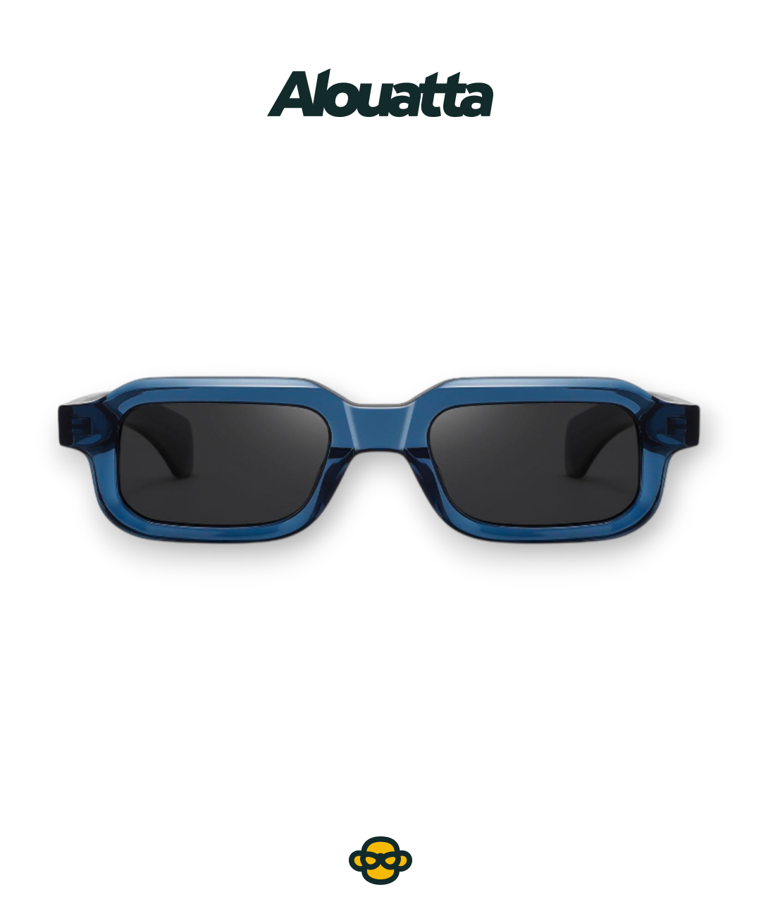 Square Cobalt Sunglasses