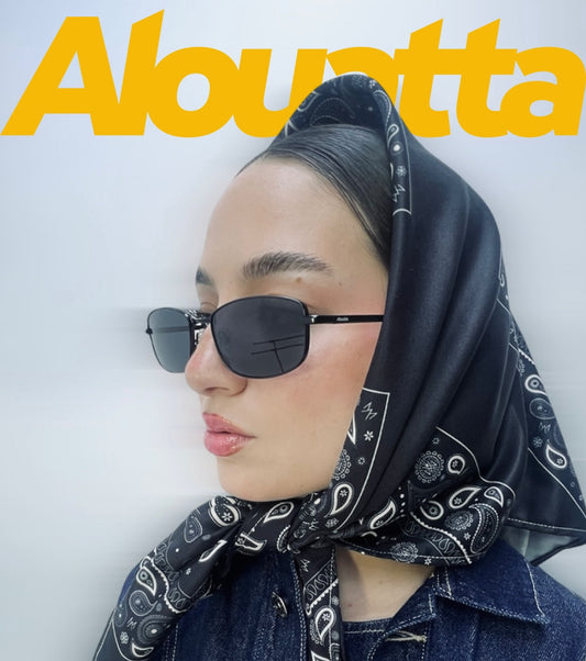 Rectangular Metal Sunglasses
