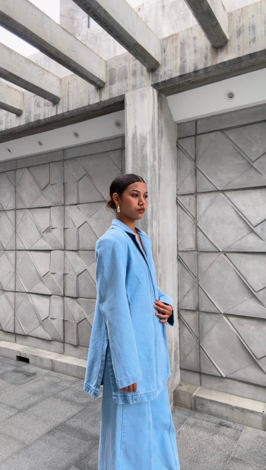 Palazzo Denim Tied