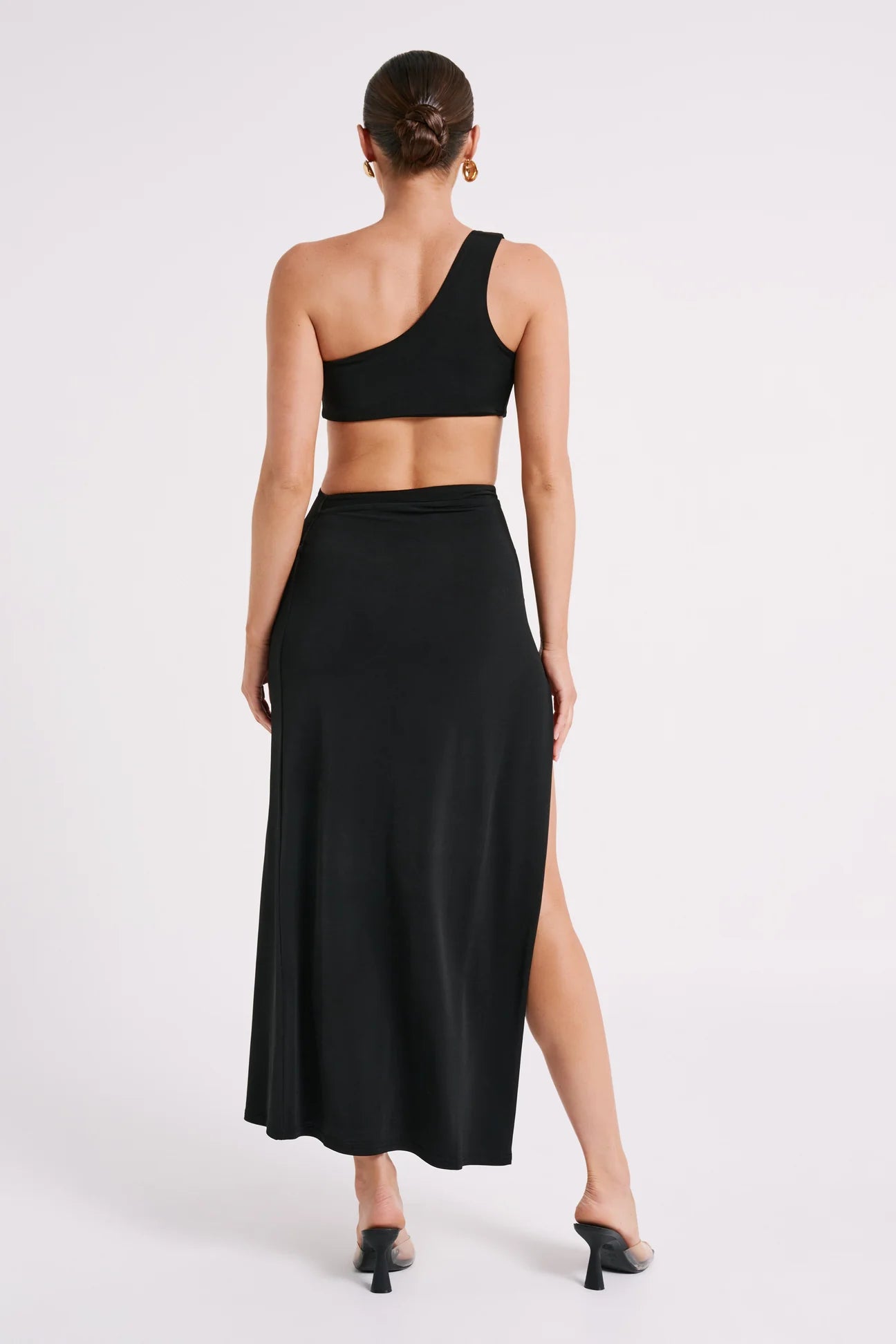 One Shoulder Maxi Dress