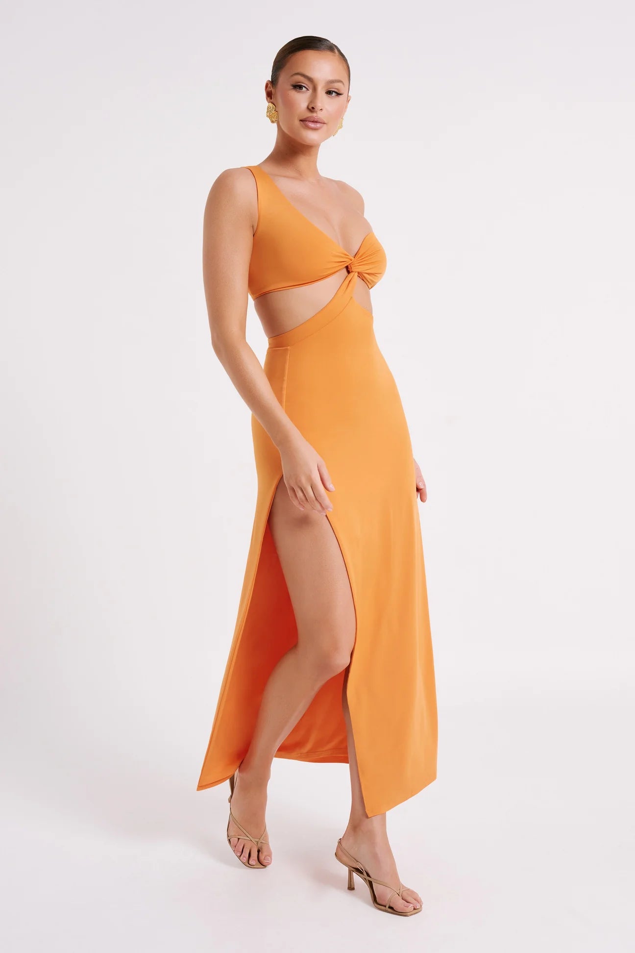 One Shoulder Maxi Dress