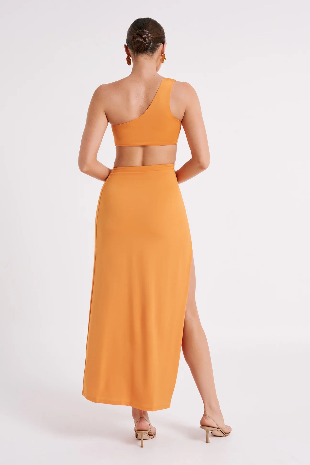 One Shoulder Maxi Dress