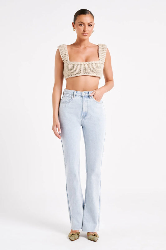 Laurin Straight Leg Jeans - Light Blue