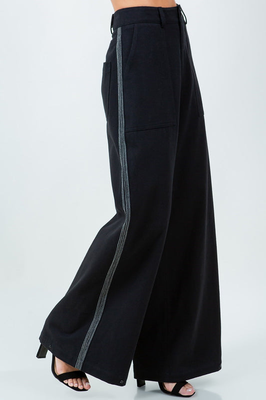 Pantalón de Denim Negro
