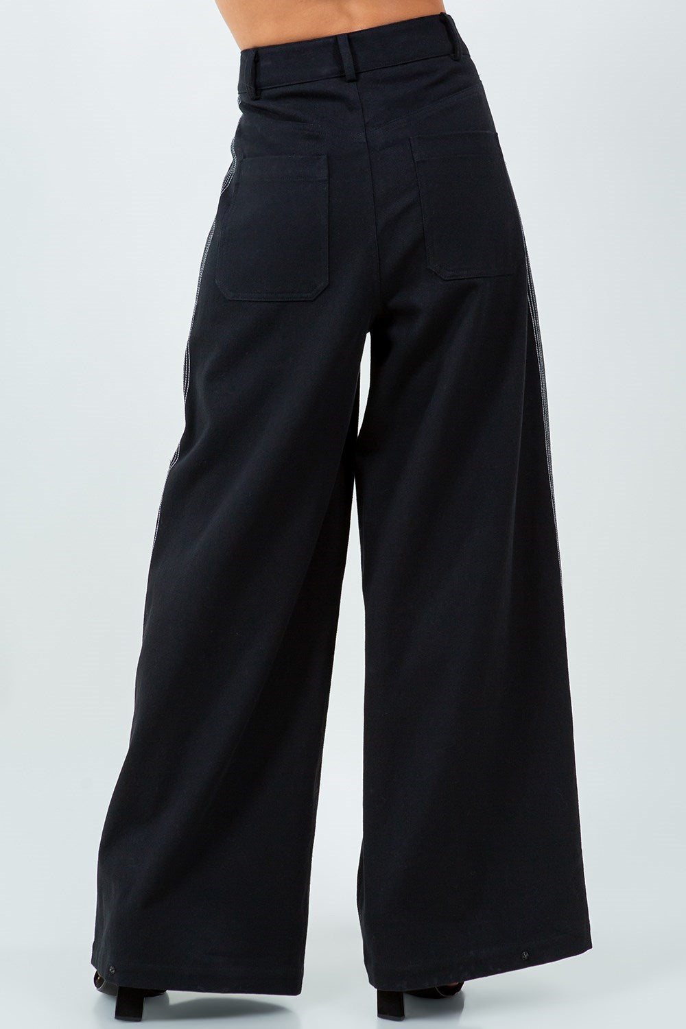 Pantalón de Denim Negro