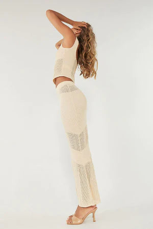 Interest Knit Skirt