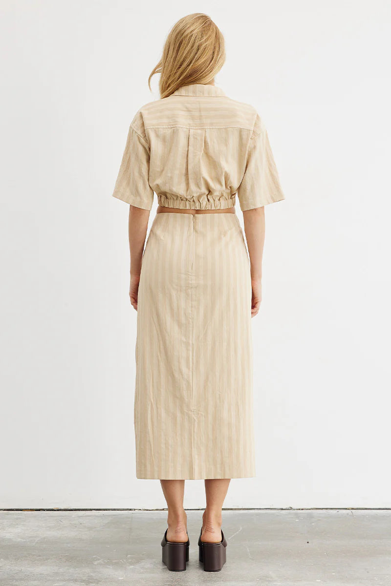 Natural Midi Skirt