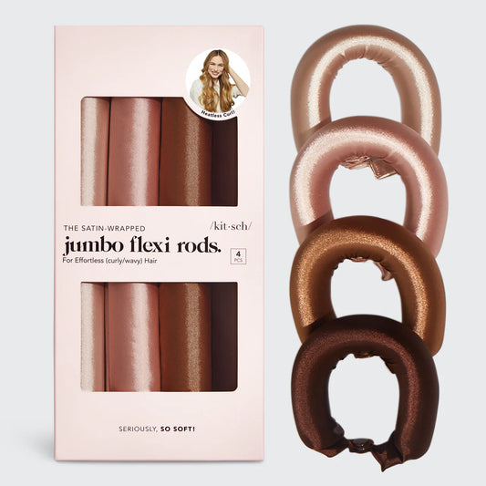 Jumbo Flexi de Satén 4 piezas - Palo de rosa