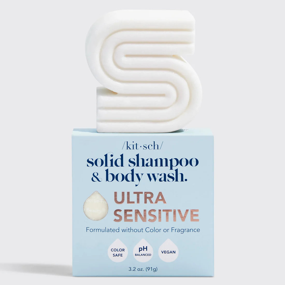 Ultra Sensitive Solid Shampoo & Body Wash Bar