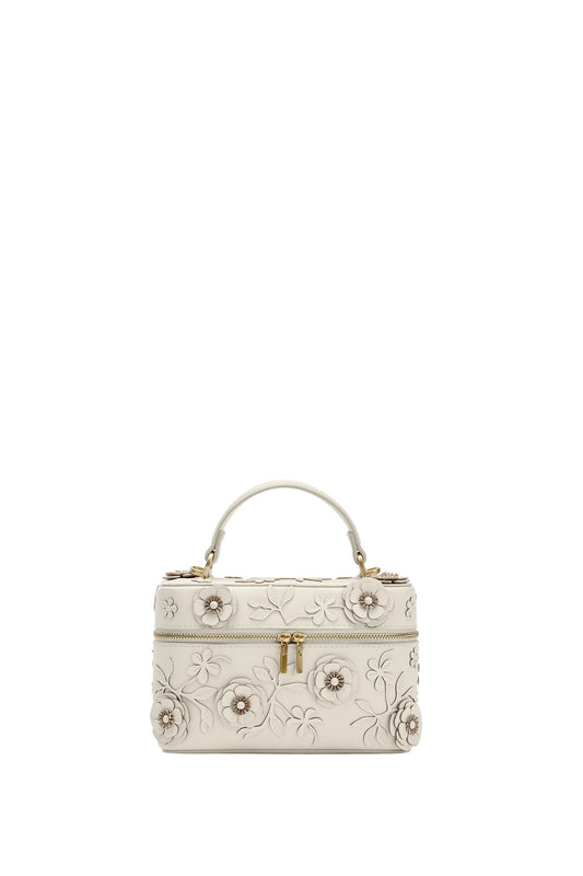 Mini Bolso Vanity Crema